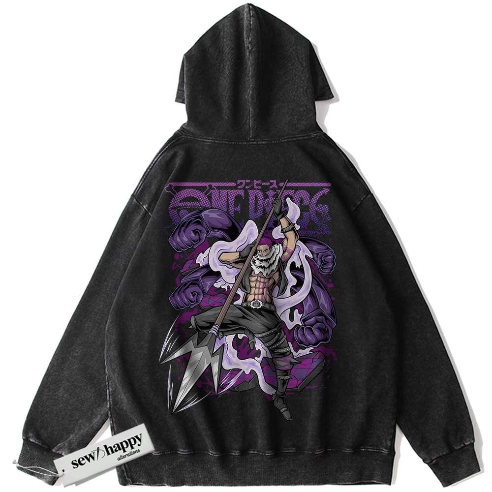 Wash Hoodie Charlotte Katakuri Hoodie, One Piece Hoodie, Anime Hoodie, Vintage Hoodie