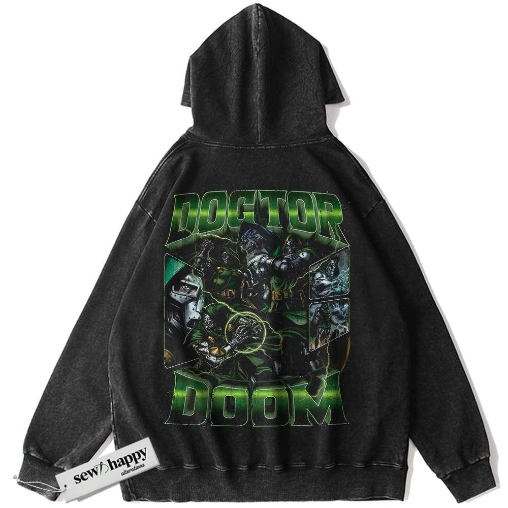 Wash Hoodie Doctor Doom Hoodie, Marvel Comics Hoodie, Vintage Hoodie