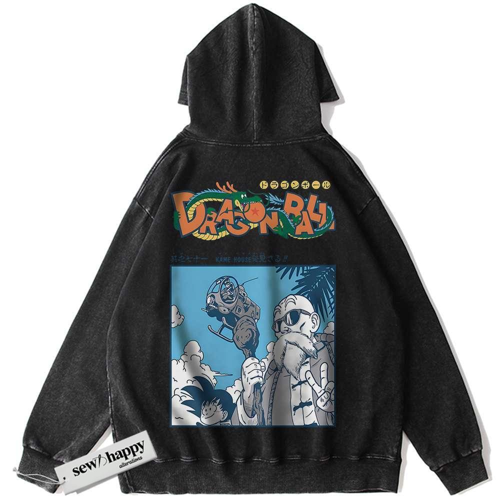 Wash Hoodie Dragon Ball Z Hoodie, DBZ Hoodie, Anime Hoodie, Vintage Hoodie