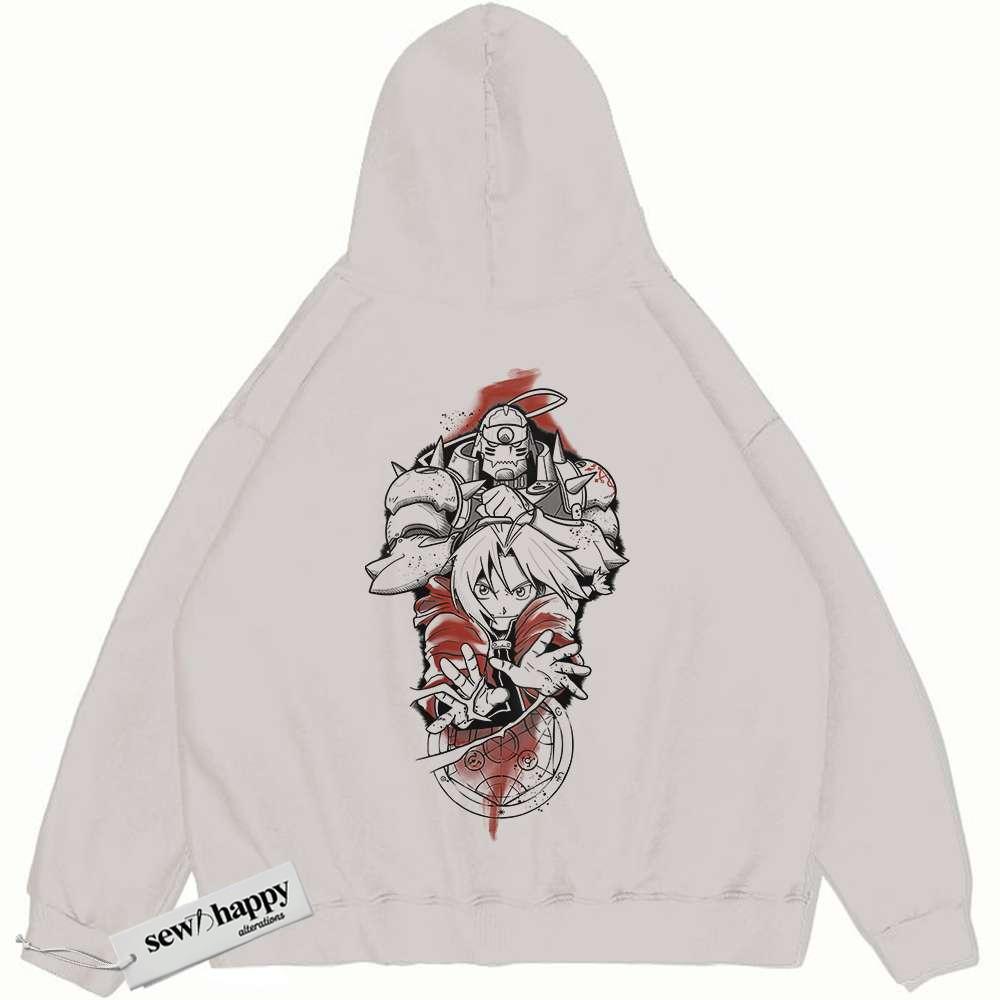 Wash Hoodie Fullmetal Alchemist Hoodie, Anime Hoodie, Vintage Hoodie