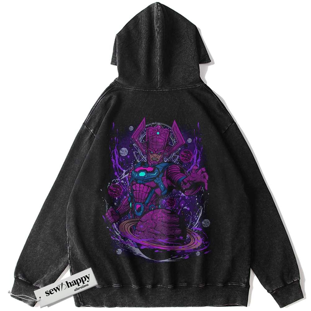 Wash Hoodie Galactus Hoodie, Marvel Comics Hoodie, Vintage Hoodie