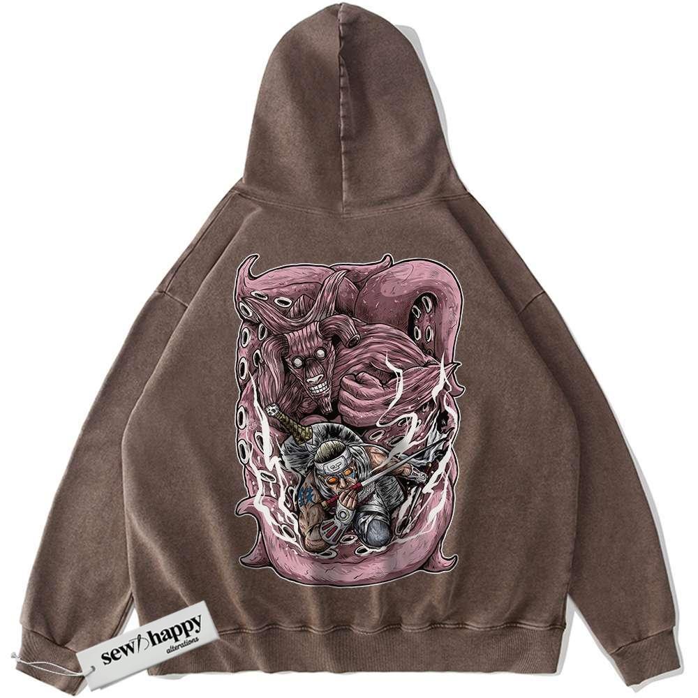 Wash Hoodie Killer Bee Hoodie, Naruto Hoodie, Anime Hoodie, Vintage Hoodie