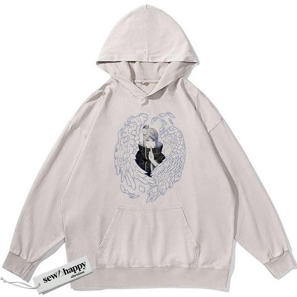 Wash Hoodie Konan Hoodie, Naruto Hoodie, Anime Hoodie, Vintage Hoodie