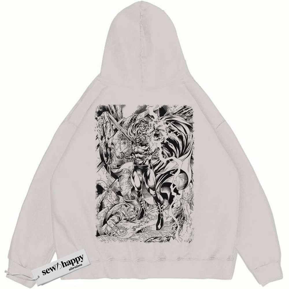 Wash Hoodie Magneto Hoodie, X-Men Hoodie, Marvel Comics Hoodie, Vintage Hoodie