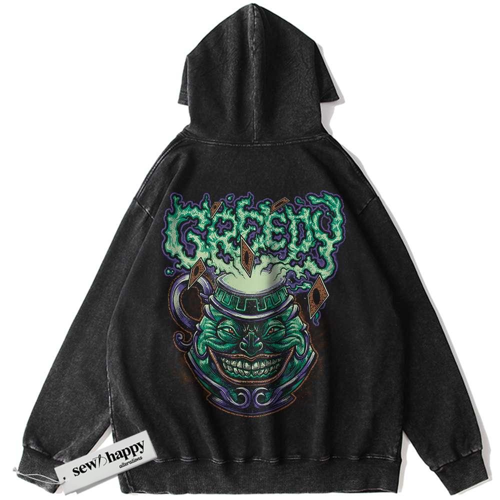 Wash Hoodie Pot of Greed Hoodie, Anime Hoodie, Vintage Hoodie