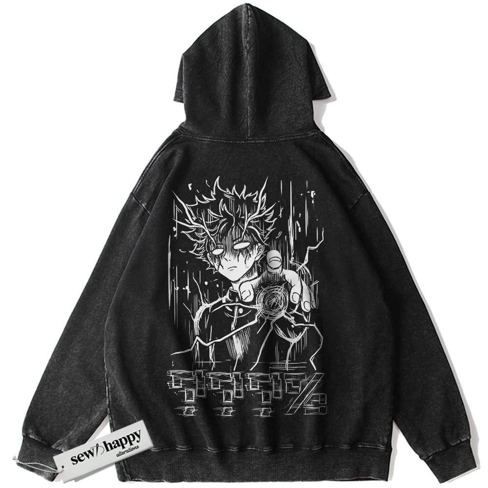 Wash Hoodie Shigeo Kageyama Hoodie, Mob Psycho 100 Hoodie, Anime Hoodie, Vintage Hoodie