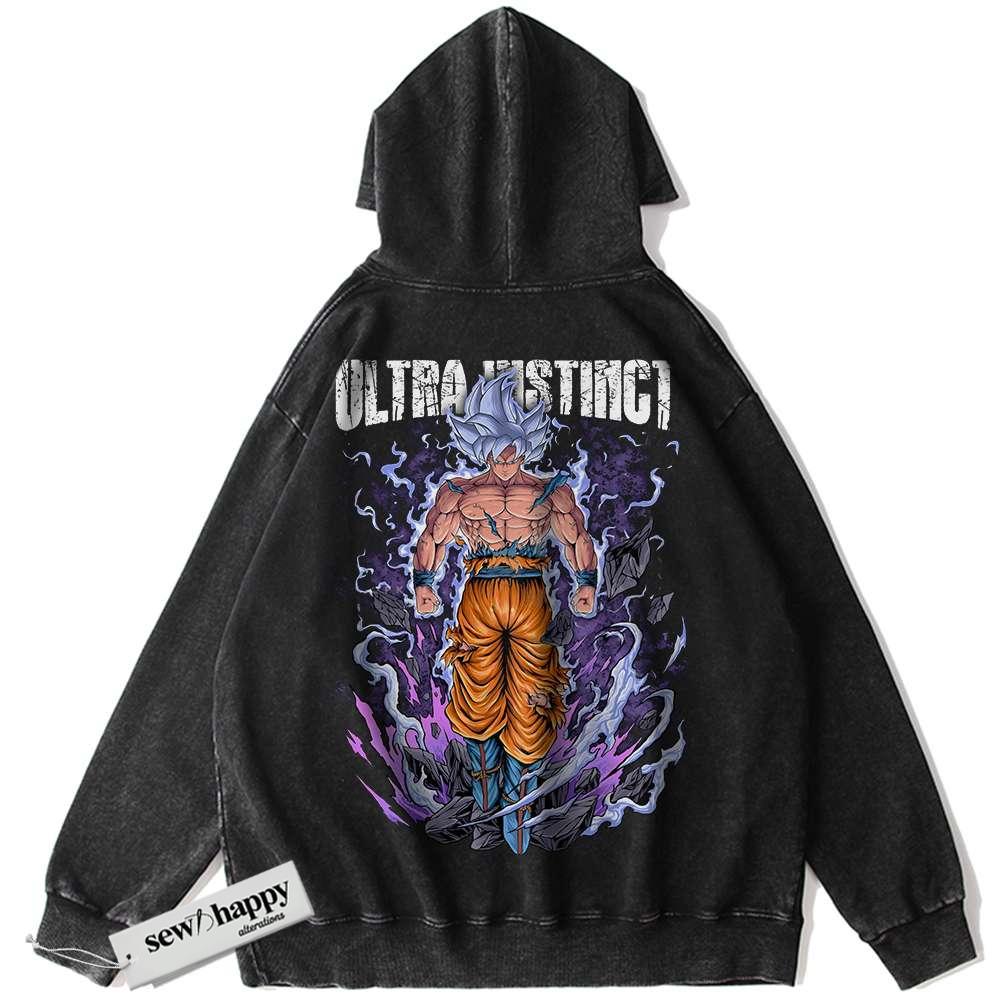 Wash Hoodie Son Goku Hoodie, Dragon Ball Z Hoodie, DBZ Hoodie, Anime Hoodie, Vintage Hoodie