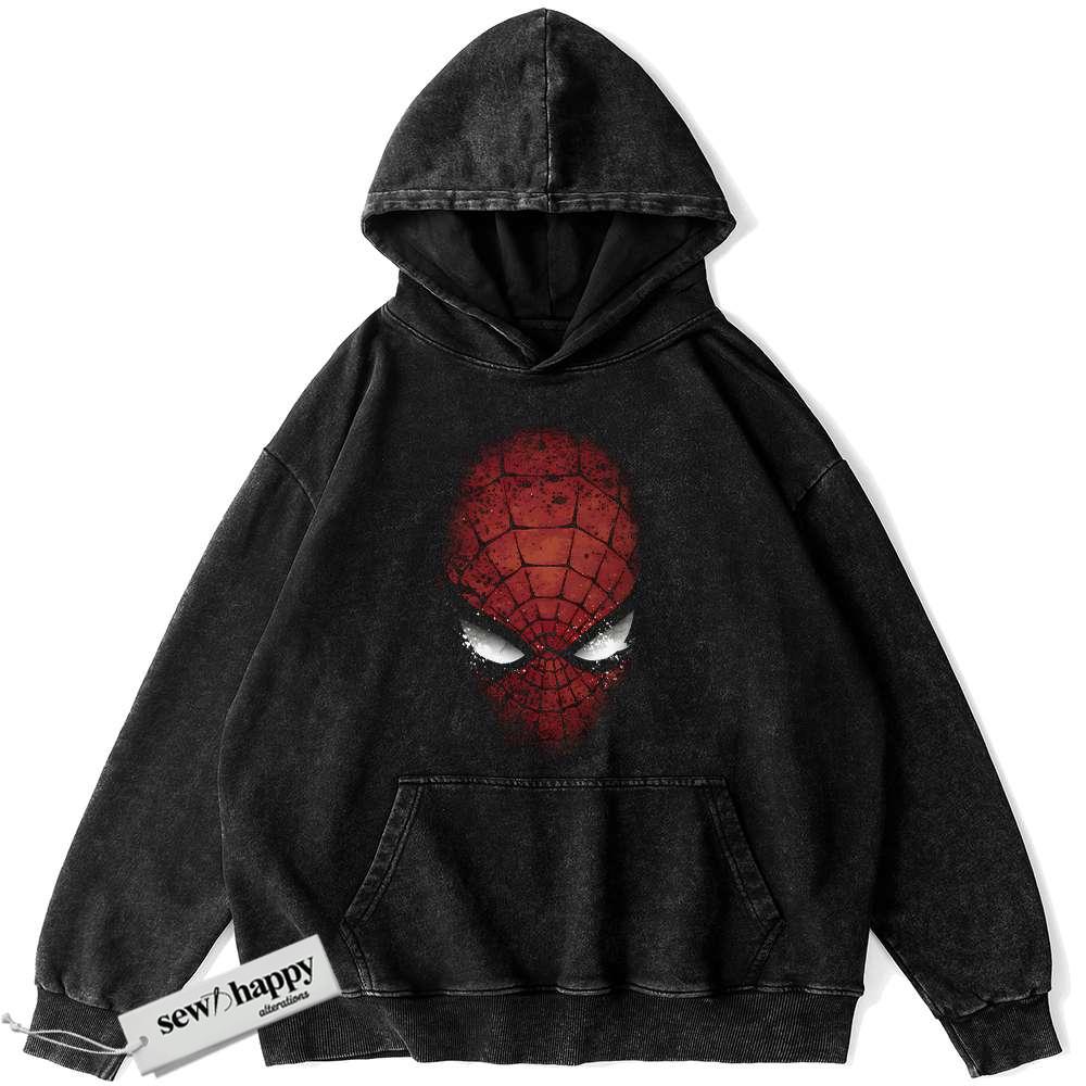 Wash Hoodie Spider-Man Hoodie, Marvel Comics Hoodie, Vintage Hoodie