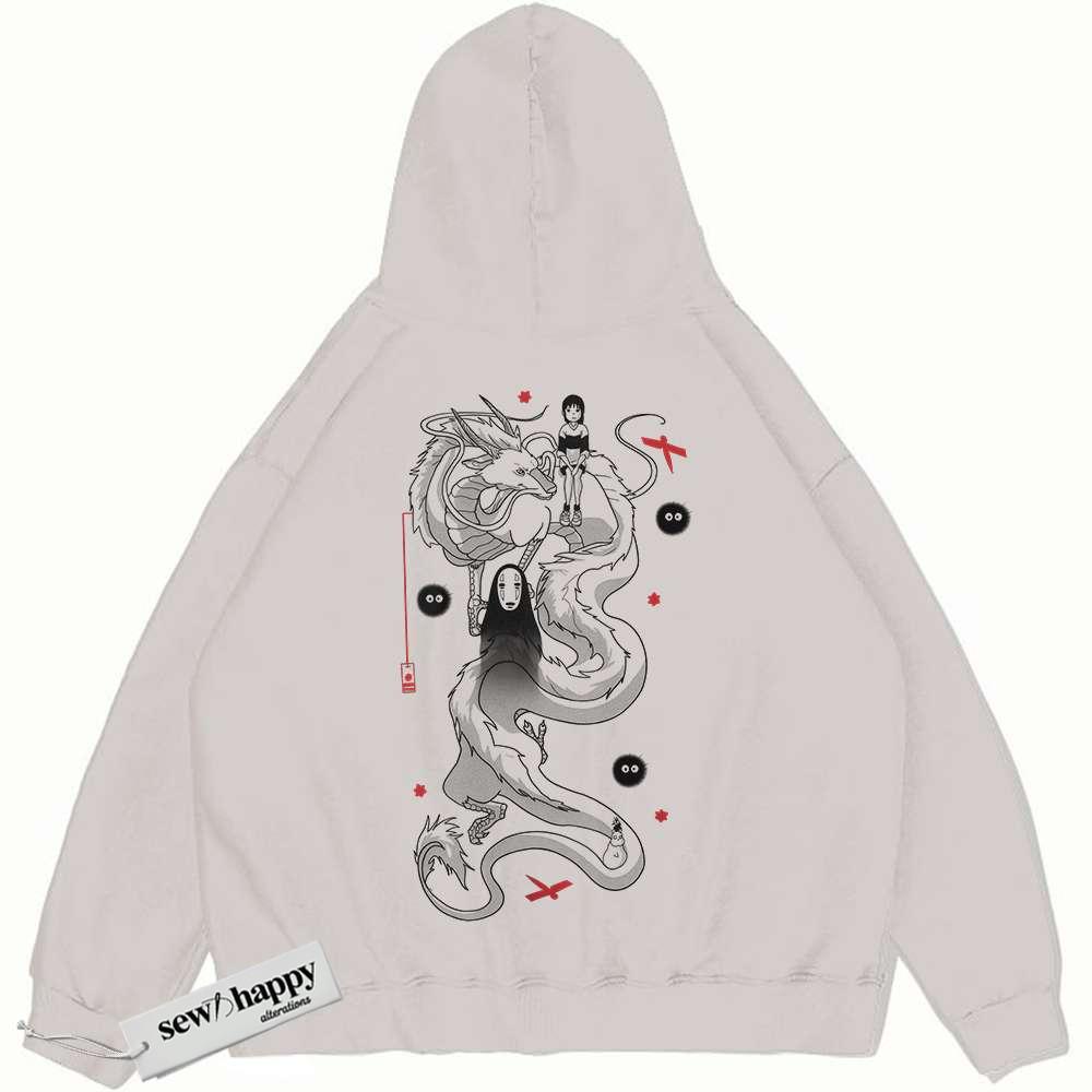 Wash Hoodie Spirited Away Hoodie, Studio Ghibli Hoodie, Anime Hoodie, Vintage Hoodie