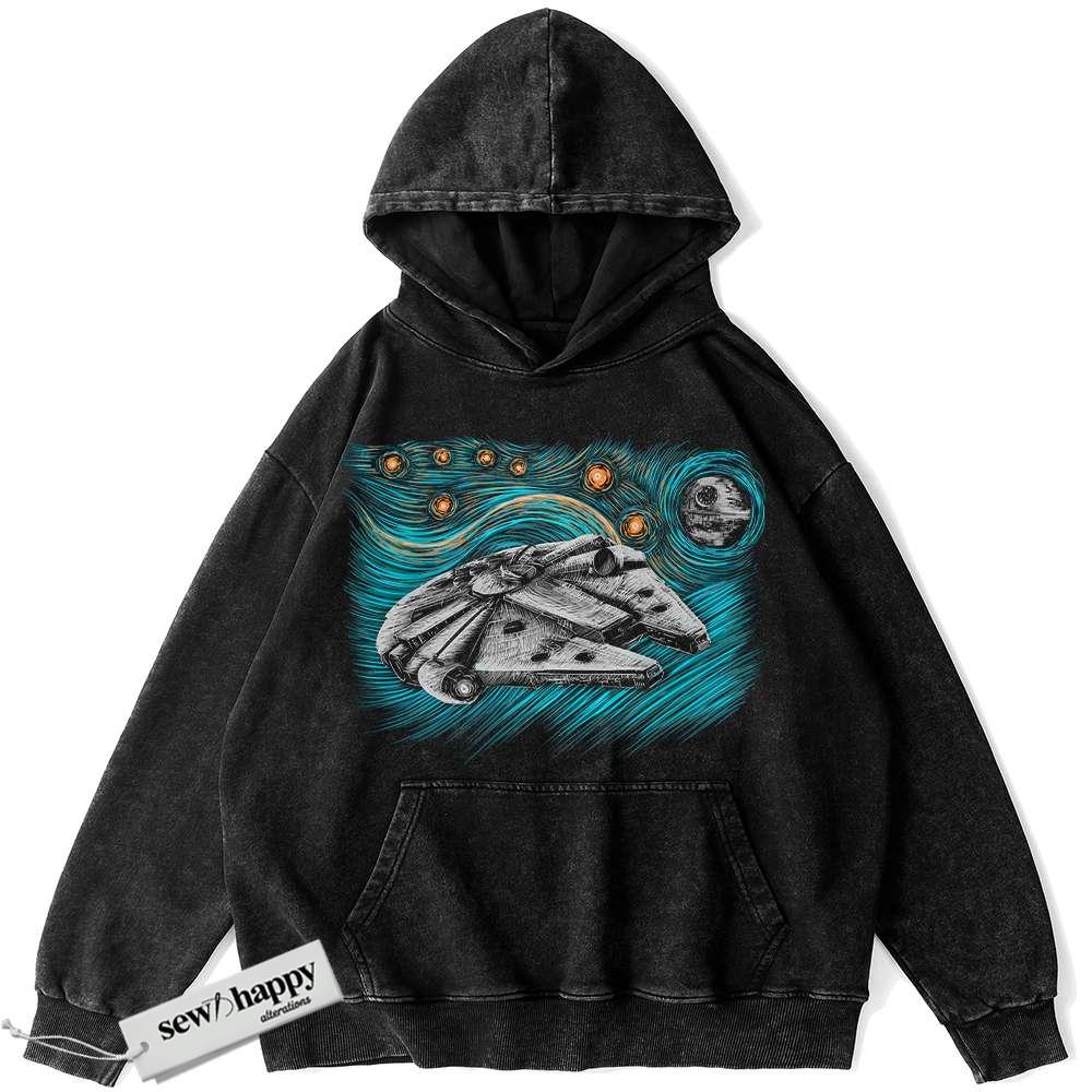 Wash Hoodie Star Wars Hoodie, Movie Hoodie, Vintage Hoodie