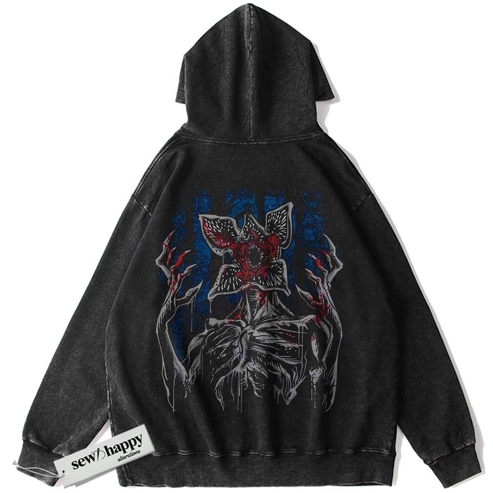 Wash Hoodie Stranger Things Hoodie, Halloween Hoodie, Horror Hoodie, Vintage Hoodie