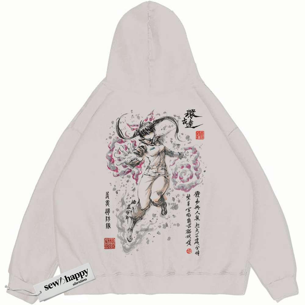 Wash Hoodie Tamaki Kotatsu Hoodie, Fire Force Hoodie, Anime Hoodie, Vintage Hoodie