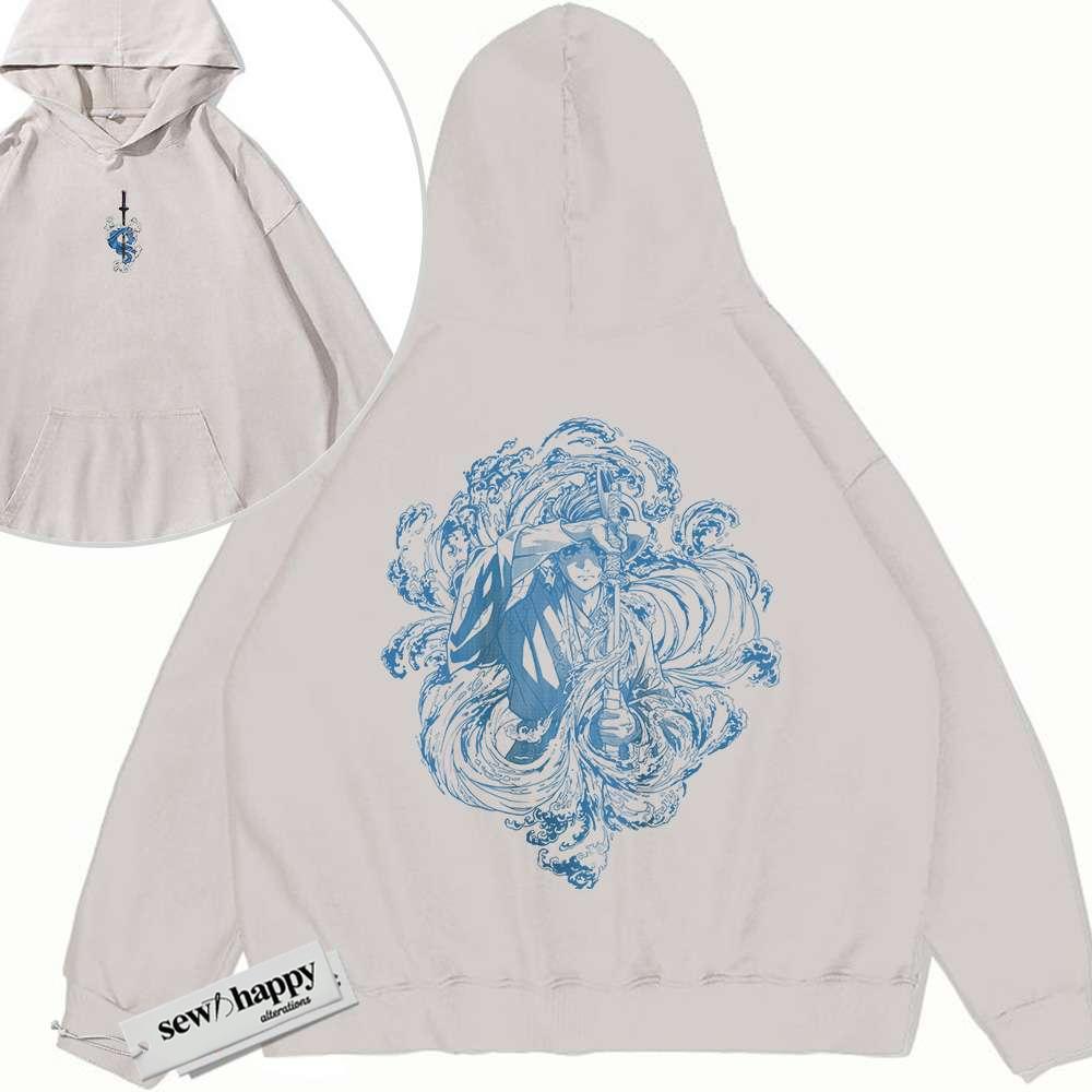 Wash Hoodie Tanjiro Kamado Hoodie, Demon Slayer Hoodie, Anime Hoodie, Vintage Hoodie 2-Sided