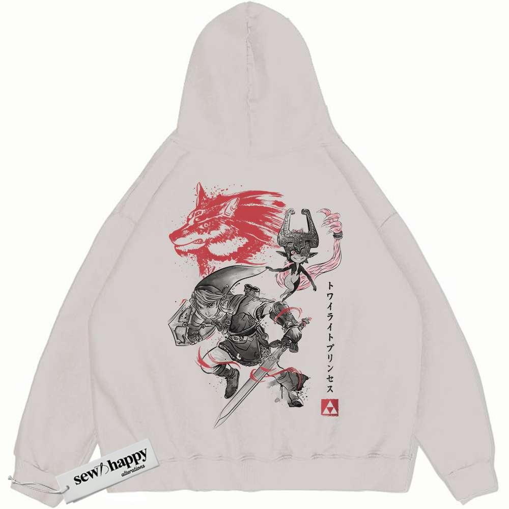 Wash Hoodie The Legend of Zelda: Twilight Princess Hoodie, Game Hoodie, Vintage Hoodie