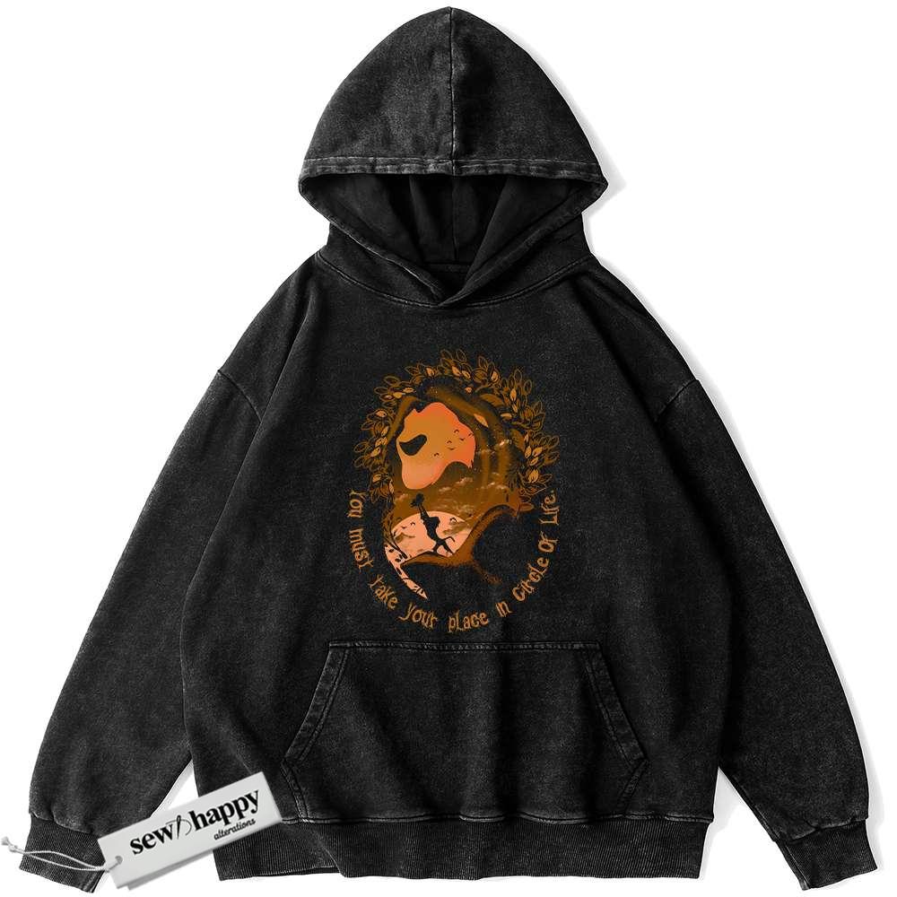 Wash Hoodie The Lion King Hoodie, Disney Hoodie, Animated Hoodie, Vintage Hoodie