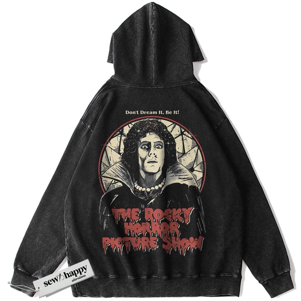 Wash Hoodie The Rocky Horror Picture Show Hoodie, Halloween Hoodie, Horror Movie Hoodie, Vintage Hoodie