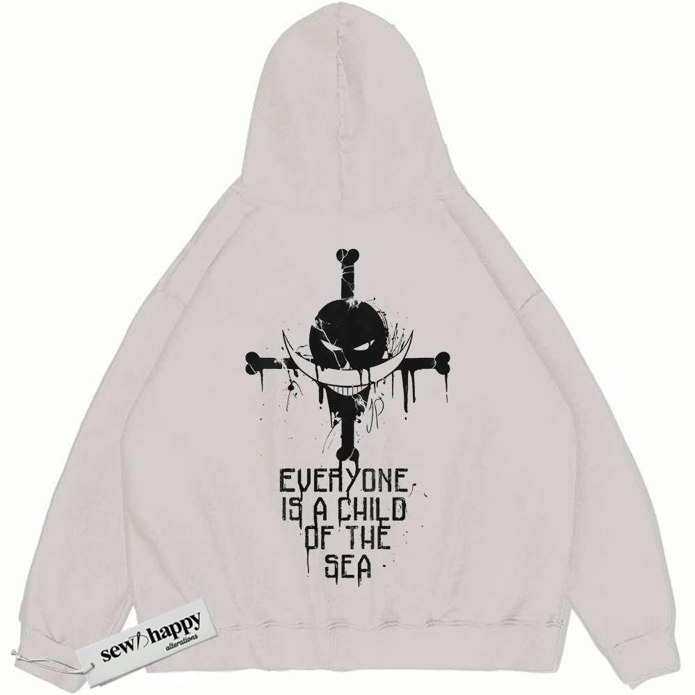 Wash Hoodie Whitebeard hoodie, One Piece Shoodie, Anime hoodie, Vintage hoodie